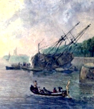 A Flute Being Careened